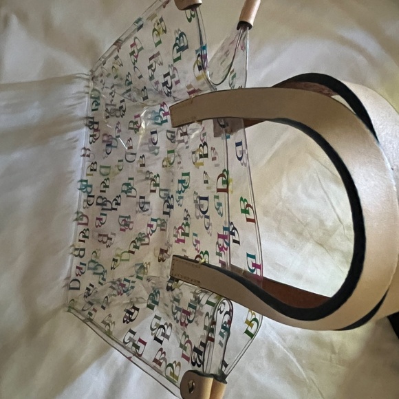 NWOT Dooney and Bourke clear plastic mini tote bag - Picture 3 of 4